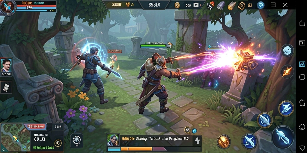 Tampilan menarik dari gameplay SLG 888IDR dengan aksi strategis.