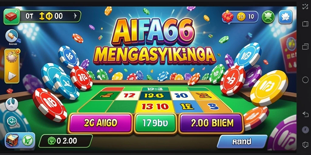 Tampilan gameplay AIFA66 yang seru dan menegangkan di setiap momen Bingo.