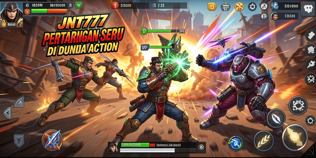 Tampilan gameplay JNT777 yang mendebarkan dengan aksi yang spektakuler.