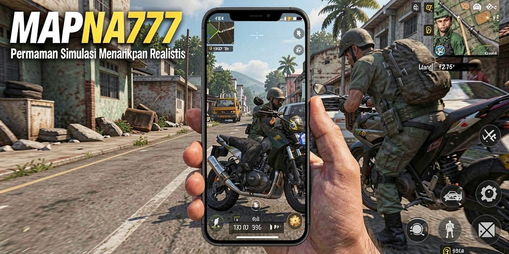 Screenshot utama MAPNA777 menampilkan gameplay simulasi yang interaktif dan menarik.