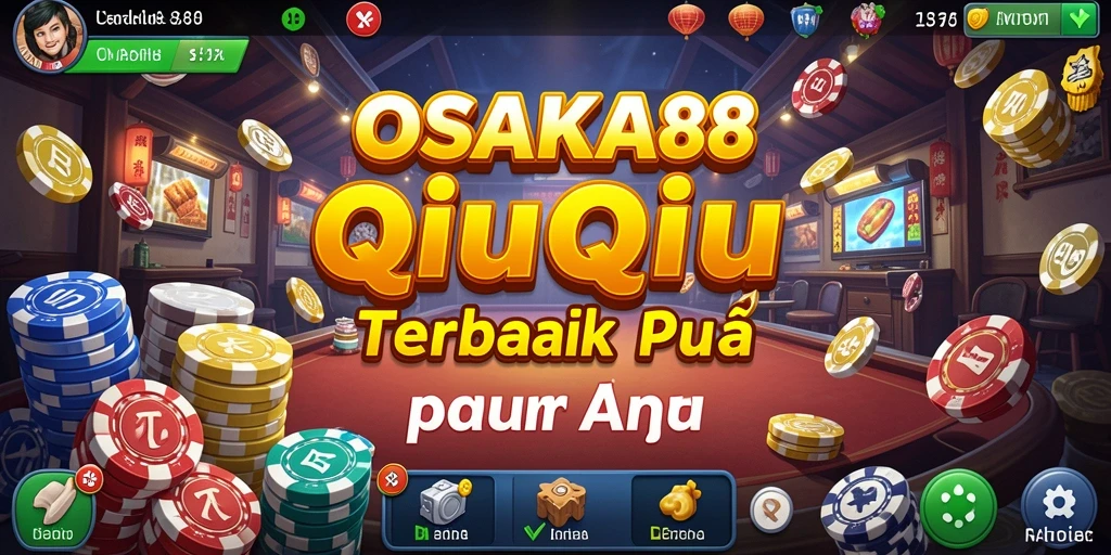 Tampilan gameplay seru dari OSAKA88 saat bermain QiuQiu.