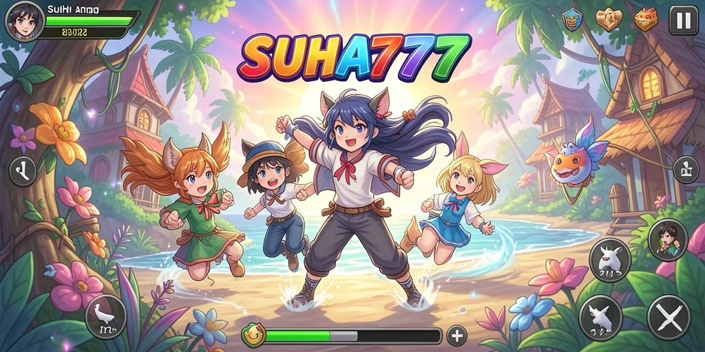 Tampilan gameplay SUHU777 yang memukau dan penuh warna.