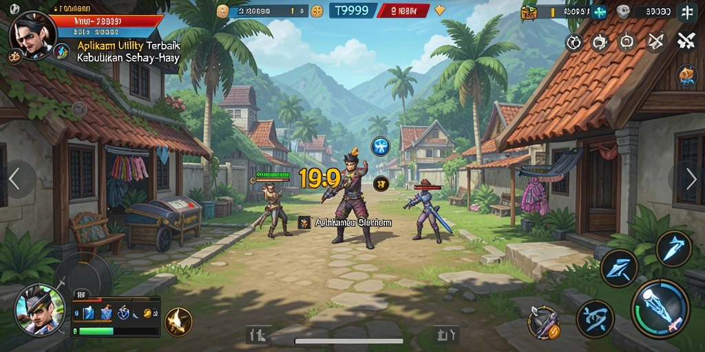 Antarmuka T9999 yang modern dan intuitif untuk aplikasi Utility.