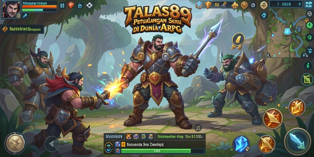 Tampilan aksi seru dalam gameplay TALAS89 yang memukau.